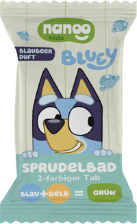Kinder Badezusatz Badetab Sprudelbad Bluey, 1 St