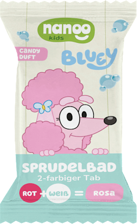 Kinder Badezusatz Badetab Sprudelbad Bluey, 1 St