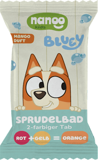 Kinder Badezusatz Badetab Sprudelbad Bluey, 1 St