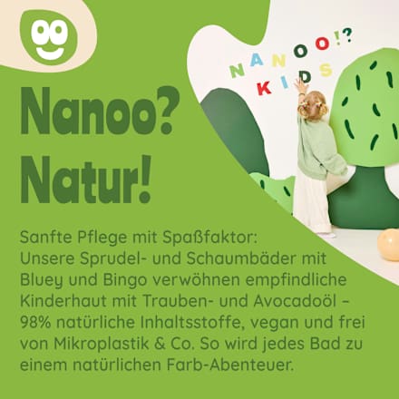 Kinder Badezusatz BLUEY Sprudelbad orange, 1 St