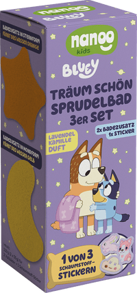 nanoo kids Sprudelbad Bluey Träum schön Set 3tlg, 1 St