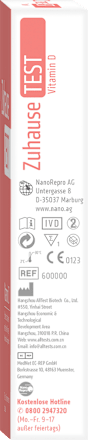 Zuhause Test Vitamin D, 1 Anwendung, 1 St