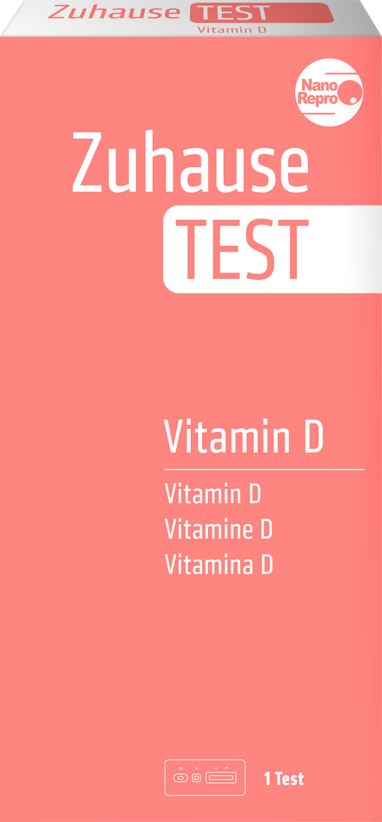 NanoRepro Zuhause- Test Vitamin D, 1 Anwendung, 1 Gebrauchseinheiten
