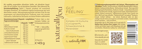 Gut Feeling Kapseln 60 St, 49 g