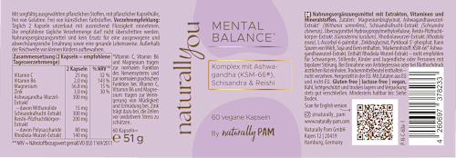 Mental Balance Kapseln 60 St, 51 g