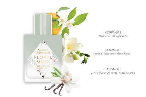 Floral Musk Eau de Parfum, 50 ml Nature Blossom