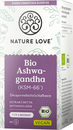 Ashwagandha KSM 66 Kapseln, 60 St
