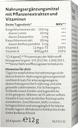 Augen Vitamin Komplex Kapseln, 30 St