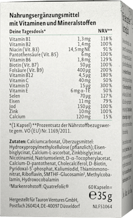 Hey Mama Multivitamin Kapseln, 60 St