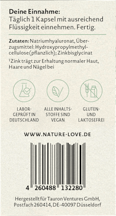 Hyaluron capsules 60 stuks, 39 g