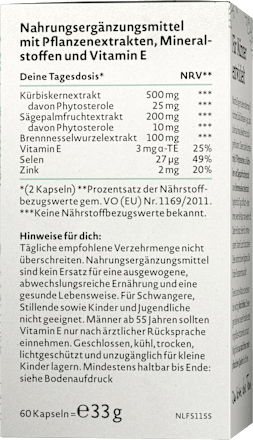 Kürbiskern Komplex Kapseln, 60 St