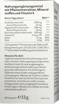 Kürbiskern Komplex Kapseln, 60 St
