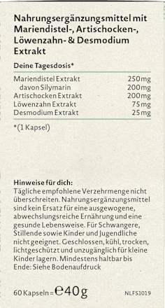 Mariendistel Kapseln 60 St, 40 g