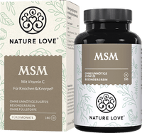 MSM mit Vitamin C Tabletten 180 St, 187 g Nature Love