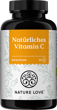 Natürliches Vitamin C Kapseln 90 St, 57 g