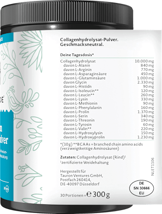 Premium Kollagenpulver, 300 g