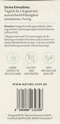 Sango Meereskoralle (Calcium + Magnesium) Kapseln 90 St, 109 g