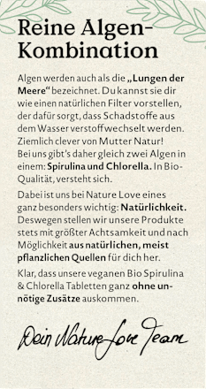 Spirulina & Chlorella Tabletten 360 St, 180 g