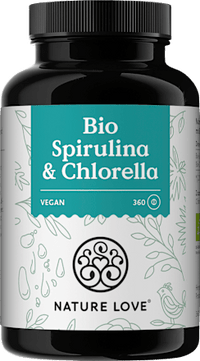 Spirulina & Chlorella Tabletten 360 St, 180 g