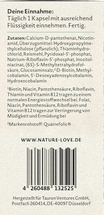 Vitamine B-complex capsules 90 stuks, 42 g