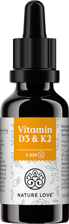 Vitamine D3 1000 IE + K2 druppels, 30 ml