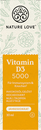 Vitamine D3 5000 IE druppels, 30 ml