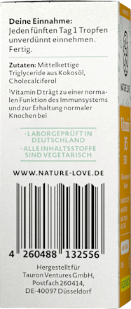 Vitamin D3 5000 I.E. Tropfen, 30 ml