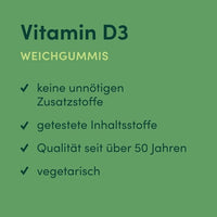 Vitamine D3 zachte gums 500 IE 60 stuks, 114 g