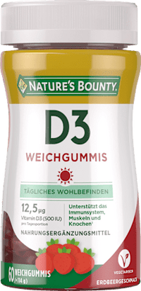 Vitamine D3 zachte gums 500 IE 60 stuks, 114 g
