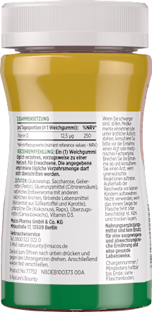 Vitamine D3 zachte gums 500 IE 60 stuks, 114 g