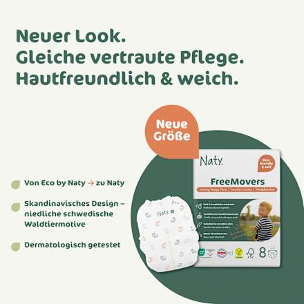 Baby Pants Free Movers Gr. 8 (17+ kg), 15 St