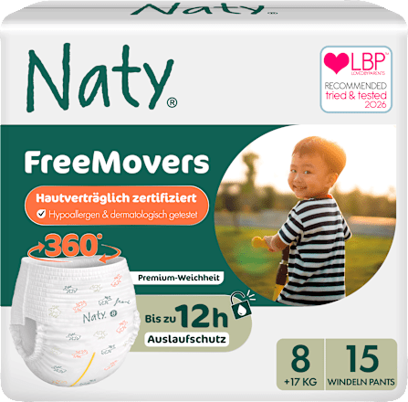 Baby Pants Free Movers Gr. 8 (17+ kg), 15 St
