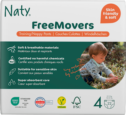 Babybroekjes maat 4 (8-15 kg), 22 stuks