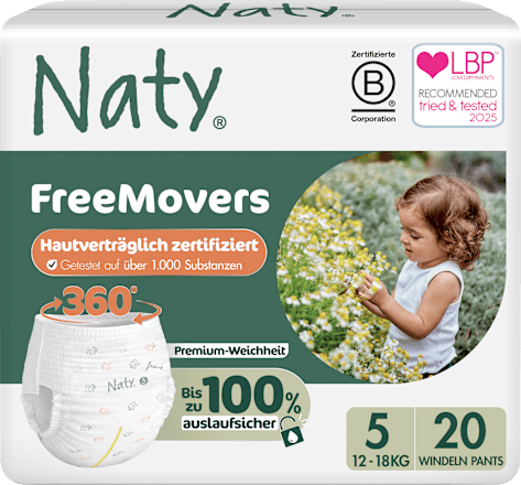 Babybroekjes maat 5 (12-18 kg), 20 stuks