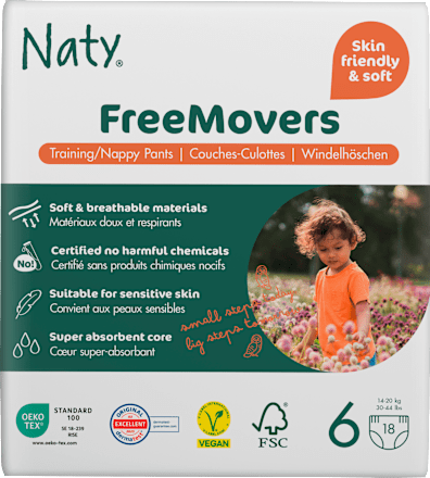 Babybroekjes maat 6 (vanaf 16+ kg), 18 stuks