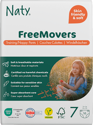 Babybroekjes maat 7 (16+ kg), 16 stuks