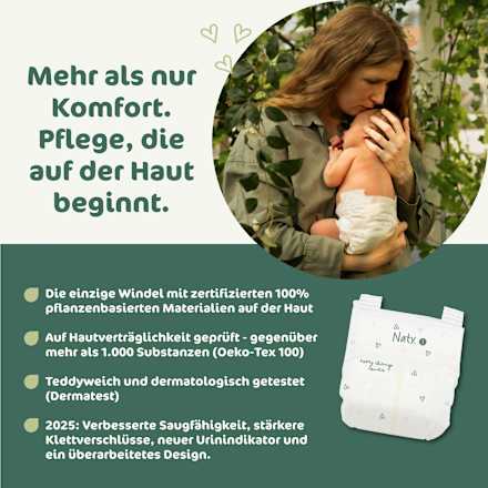BioEmbrace luiers maat 1 (2-5 kg), 25 stuks