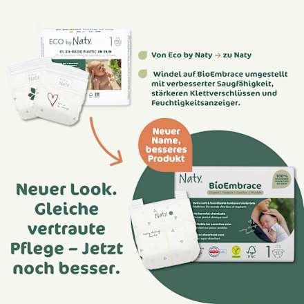 Windeln BioEmbrace Gr. 1 (2-5 kg), 25 St