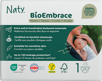 BioEmbrace luiers maat 1 (2-5 kg), 25 stuks