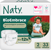 Windeln BioEmbrace Gr. 2 (3-6 kg), 33 St