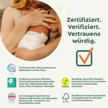 BioEmbrace luiers maat 3 (4-9 kg), 50 stuks