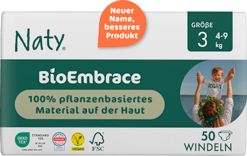 BioEmbrace luiers maat 3 (4-9 kg), 50 stuks