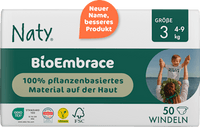 BioEmbrace luiers maat 3 (4-9 kg), 50 stuks
