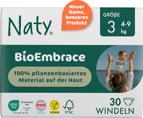 BioEmbrace luiers maat 3 (4-9 kg), 30 stuks