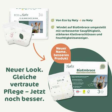 BioEmbrace luiers maat 3 (4-9 kg), 30 stuks
