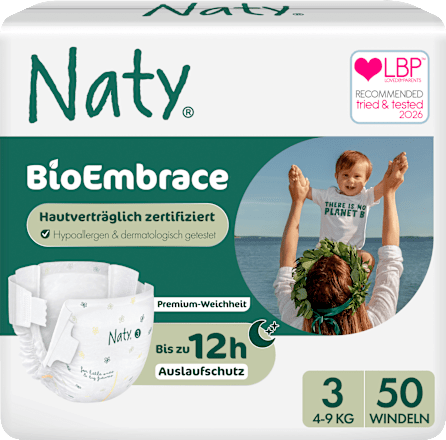 Windeln BioEmbrace Gr. 3 (4-9 kg), 50 St