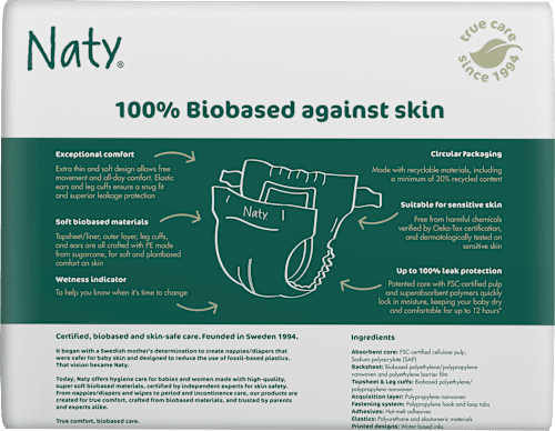 BioEmbrace luiers maat 3 (4-9 kg), 30 stuks