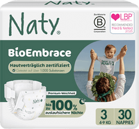 BioEmbrace luiers maat 3 (4-9 kg), 30 stuks