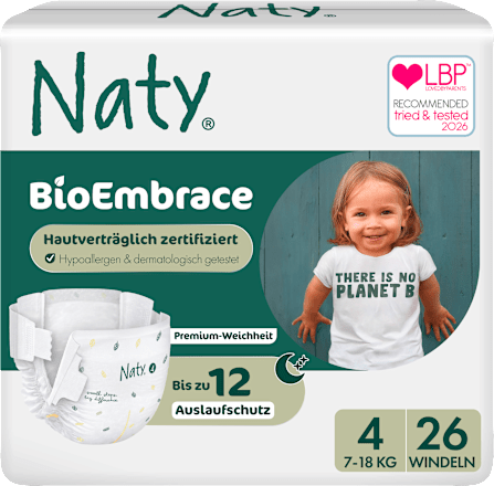 Windeln BioEmbrace Gr. 4 (7-18 kg), 26 St