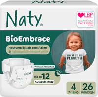 Windeln BioEmbrace Gr. 4 (7-18 kg), 26 St